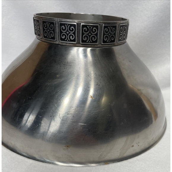 Vtg Mid Century Rogers Insilco Fashion Stainless Salad Serving Bowl 11" Large - Picture 7 of 14